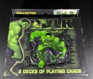 Cartas de juego Hulk en lata de coleccionistas sin usar, en caja sellada - Imagen 1 de 6