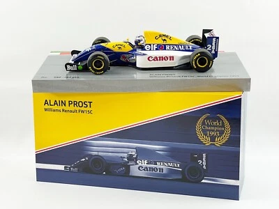 Williams F1 FW15C #2 Alain Prost 1993 World Champion 1:18 MINICHAMPS with CAMEL - Image 1 of 4