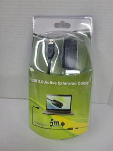 USB 3.0 Active Extension Cable, 5 m USB Male to Female Cable Broadly compatible - Picture 1 of 2