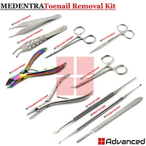 Toe Nail Removal Ingrown Nail Surgery Instruments Podiatry Nipper Clipper Cutter - Picture 1 of 11
