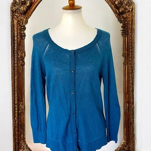 American Eagle Sweater Women’s Vintage 3/4 Sleeve Top Shirt Y2K L Large Bling - Picture 1 of 20