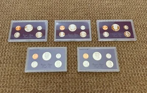 1986 U.S. Mint Proof Set, Five Sets, 25 Coins, S-Mint - Picture 1 of 6