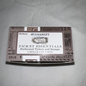 49 & Market NIP Hickory Ticket Essentials 3 Rolls Scrapbooking Card Making - Picture 1 of 5