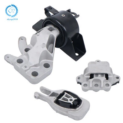 Engine & Auto Trans Mounts 3Pcs For Buick Encore Chevrolet Trax 13-15 1.8L FWD - Image 1 of 4