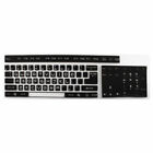 Silicone Black Clear Full-size Desktop Keyboard Guard Film 44.5cm x 13.5cm