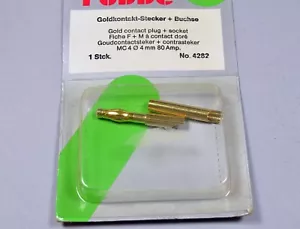 ROBBE 4282 GOLD CONNECTORS - Foto 1 di 1
