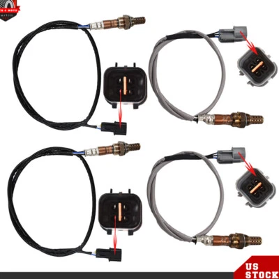 4 sensores de oxígeno para Mitsubishi Endeavor 2004-2011 3,8 L aguas arriba y aguas abajo Foto 1 de 4