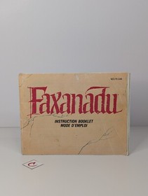 Faxanadu (Nintendo NES) Instruction Booklet Manual Only *No Game*