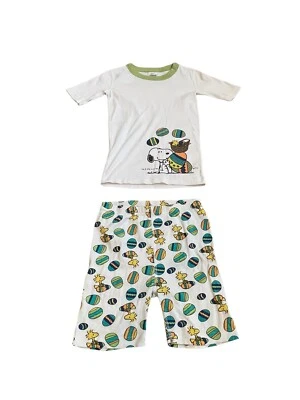 Hanna Andersson 花生史努比复活节彩蛋伍德斯托克睡衣 150 12 男孩女孩 — 第 1/4 张图片