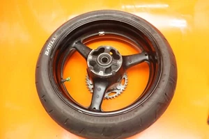 2008-2011 HONDA CBR1000RR OEM STRAIGHT REAR WHEEL BACK RIM W TIRE - Picture 1 of 22