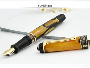 AURORA Fountain pen size F Africa limited to 7500 18K 525 continent series - Picture 1 of 8