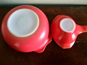 2 x Cuencos Piras Rosa Flamenco Vintage - Imagen 1 de 4