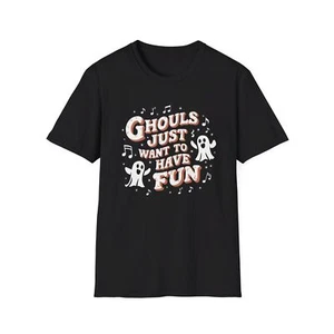 Ghouls Just Want To Have Fun Halloween T-Shirt, 90s Retro Halloween Shirt Design - Picture 1 of 45