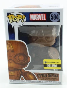 Funko Pop! - Marvel Capitán América 584 Entertainment Earth Exclusivo - Imagen 1 de 6