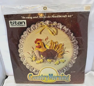 TITAN NEDLECRAFT COUNTRY MORNING HÜHNCHEN NR. 1615 VINTAGE - Bild 1 von 4