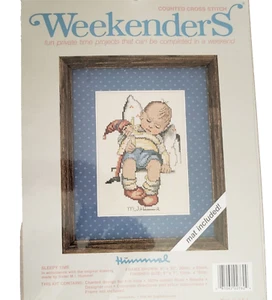 JCA Weekenders SLEEPY TIME Hummel 02762 Counted Cross Stitch Kit New - Picture 1 of 5