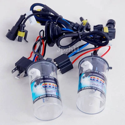 2Pc Car 35W/55W HID Xenon Headlight Light For H4-2 Bulbs Lamp L-Xenon Hi-Halogen - Image 1 of 4