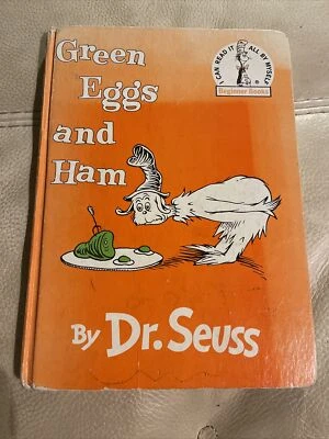 DR. SEUSS - GREEN EGGS AND HAM 1960 1ST/3RD HC/DJ DISTRIBUTED BY RANDOM HOUSE  - Image 1 of 4