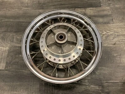 Honda 2001-2007 VT750DC 750 Shadow Spirit OEM Rear Wheel Rim - STRAIGHT (#58) - Image 1 of 4