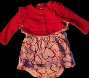 JUST ONE YOU Carter's 2-pc Short Sleeve Jumpsuit/Cardigan Set Newborn Size - Picture 1 of 6