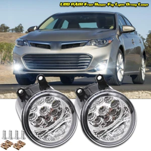 Pair LED Fog Lights Bumper Driving Lamps W/ Bulb For TOYOTA AVALON 2011-2015 - Bild 1 von 10