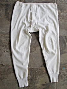 Vintage Damart Thermawear Men's Large Thermal Long Johns Bottoms Pants Blend - Picture 1 of 13