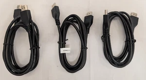 Cable HDMI, versión 2.1, 8K 60Hz, 48Gbps, conectores plateados, 6 pies, negro - Imagen 1 de 2