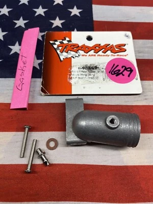Traxxas 4055 Exhaust Header TRX .12 NewInPack USA Shipped - Image 1 of 3