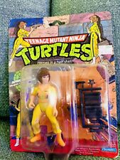 April O'Neil Blue Stripe Teenage Mutant Ninja Turtles TMNT 1988 Playmates MOSC