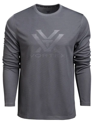 Vortex Optics Core Logo Performance Grid Long Sleeve Shirt Turbulence S - Imagem 1 de 4