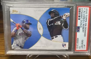 2020 Topps On Demand Yordan Alvarez Luis Robert Dynamic Duals RC PSA 10 PR /25 - Picture 1 of 3