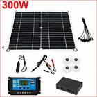 300W Solar Panel Kit 12V Battery Charger 40A Controller RV Camper Van