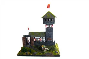 Normanni, cavaliere-Turmburg Falkennest, con casa 3163, per figure da collezione 7 cm - Foto 1 di 11