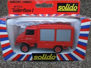 Solido Mercedes Unimog Fire 1/50 Toner Gam I - various styles & liveries BOXED - Picture 1 of 3