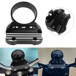 For Harley Sportster XL883 Side Speedometer Bracket Relocation Instrument Clamp - Imagen 1 de 11