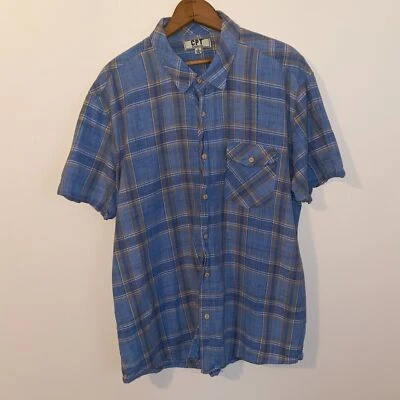 CPT by Cockpit EUA listra azul botão para baixo tamanho XL  - Imagem 1 de 4