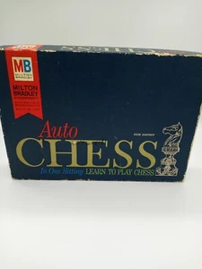 Vintage Milton Bradley Auto Schach in einer Sitzung Schach spielen lernen #5607 - Bild 1 von 5