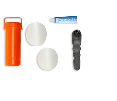 F2 SUP Reparatur Set Stand Up Paddleboard Repair Kit Ventilschlüssel Flicken Kleber