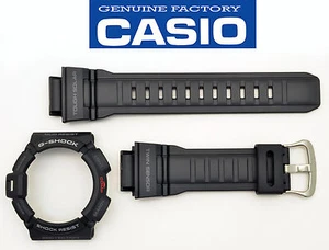 Genuine CASIO G-Shock WATCH BAND & BEZEL G-9300 G9300 BLACK  Mudman tough solar - Picture 1 of 12