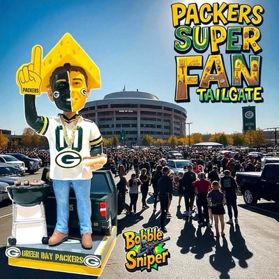 Bobblehead Lambeau Field NFL exclusivo para fanáticos "Puerta trasera" Green Bay Packers Foto 1 de 4