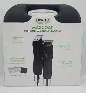 Wahl MAXCOAT Professional Pet Hair Clipper Kit - Black - Equine Dog Horse Groom - Picture 1 of 9