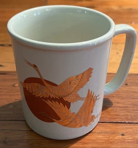 Taza grúa dorada vintage - Imagen 1 de 5