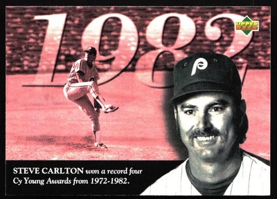 1994 Upper Deck All-Time Heroes #124 Steve Carlton - Image 1 of 2