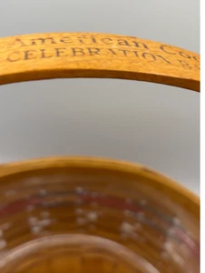 Crisco Longaberger basket with liner - Picture 1 of 8