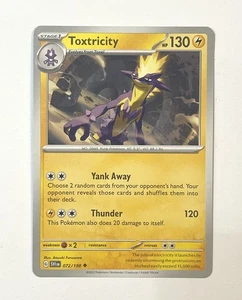 Toxtricity 072/198 Scarlet Violet Pokémon Error Insufficient Black Ink Layer - Picture 1 of 7