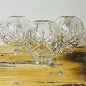 Waterford Lismore Cristal Tres Globos Globos de Repuesto para Araña - Imagen 1 de 15