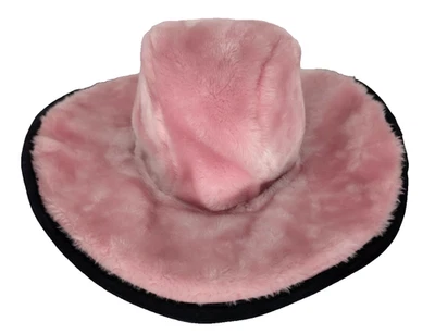 De colección Goorin Bros Rosa Difuso Imitación Piel Ala Ancha Vaquero Sombrero Occidental Raro Foto 1 de 4