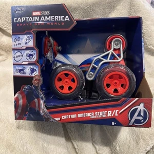 Jada Marvel Avengers Captain America RC 5 Wheel Stunt Car 360 Degree Turns NEW!! - Picture 1 of 3