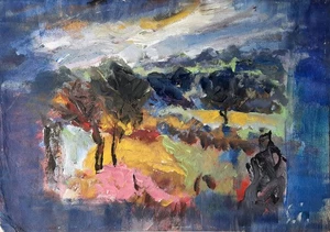 IOAN SBARCIU - Landschaft IV. Acryl auf festem Karton, handsigniert. - Picture 1 of 5