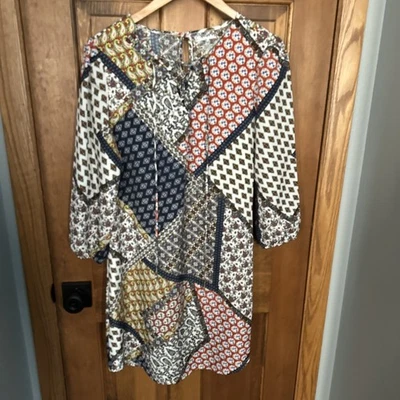 Vestido Wrangler M Western Bandana Estampado Pradera Boho Granja Festival Rancho Foto 1 de 4